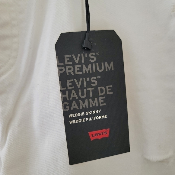 Levi's Plus White Jeans NWT 722 Wedgie Skinny #785 - Picture 6 of 16